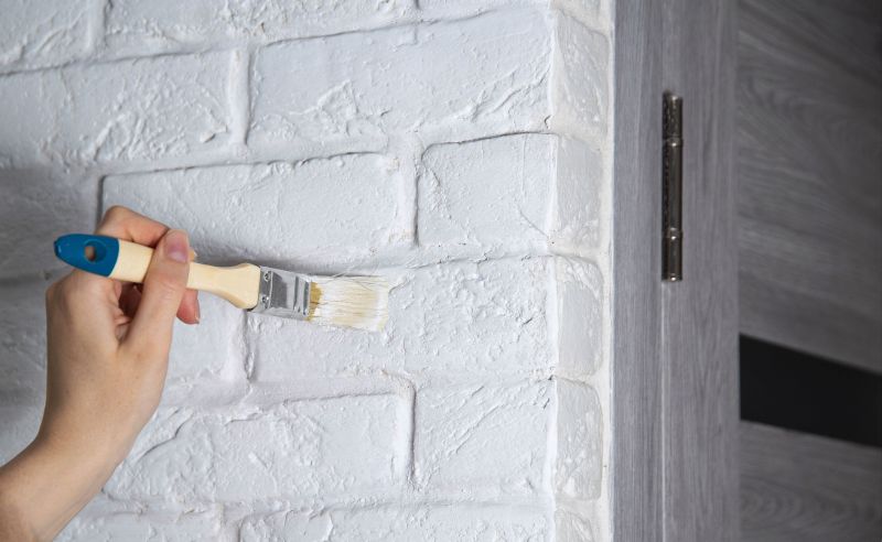 Whitewashed Brick Exterior